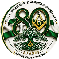 Logo de los 80 años de Ismael Montes